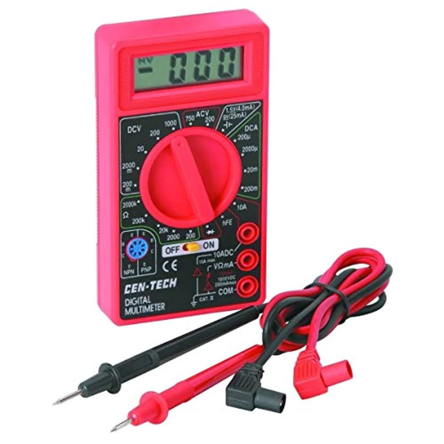 7 Function Digital Multimeter for Precise Electronic Measurements Tests Digital Amp Ohm Volt Meter Acdc Voltmeter