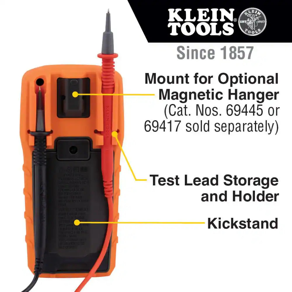 600-Volt Digital Multi-Meter, Manual-Ranging