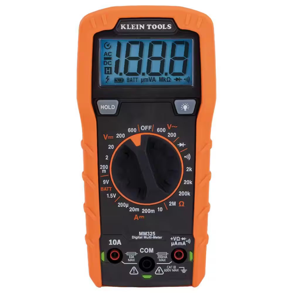600-Volt Digital Multi-Meter, Manual-Ranging