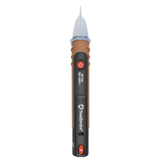 NCV Dual Range Pen Type Detector with Flashlight, 24-600-Volt AC