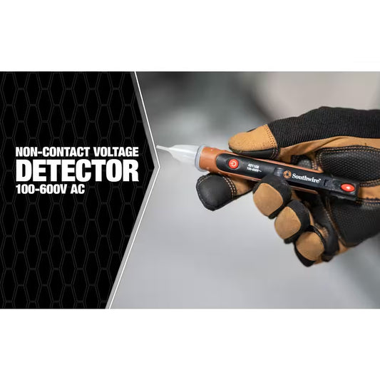 NCV Dual Range Pen Type Detector with Flashlight, 24-600-Volt AC